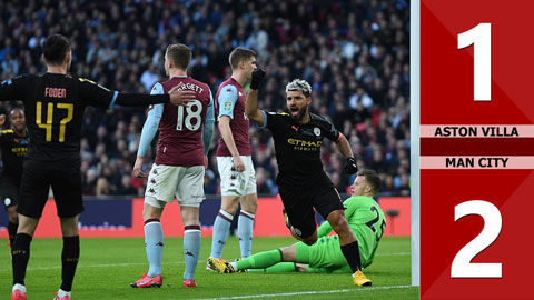 Aston Villa 1-2 Man City