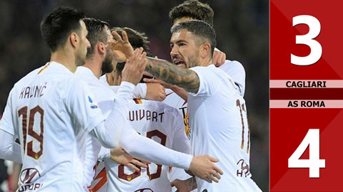 Cagliari 3-4 AS Roma