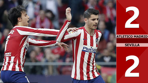 Atletico Madrid 2-2 Sevilla