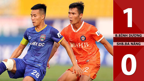 B.Bình Dương 1-0 SHB.Đà Nẵng