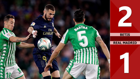 Betis 2-1 Real Madrid