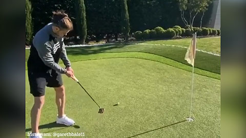 Lần đầu chiêm ngưỡng tài đánh Golf đỉnh cao của Gareth Bale