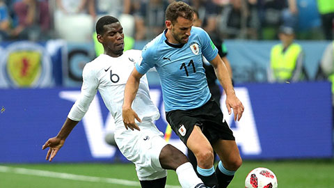 Uruguay 0-2 Pháp (tứ kết World Cup 2018)