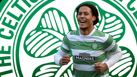 Van Dijk solo từ giữa sân ghi bàn khi còn ở Celtic