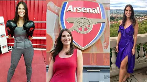 Nữ MC xinh đẹp khiến fan Arsenal điên đảo là ai?