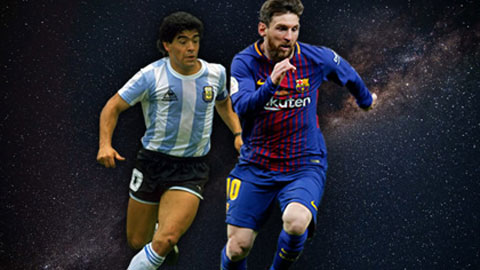 Những kiệt tác giống nhau đến kỳ lạ của Messi và Maradona