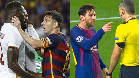 Messi từng bóp cổ đối thủ, nổi điên với trọng tài