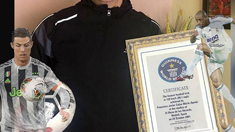 Bạn có biết cầu thủ sút mạnh hơn Roberto Carlos và Ronaldo