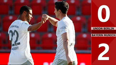 Union Berlin 0-2 Bayern Munich