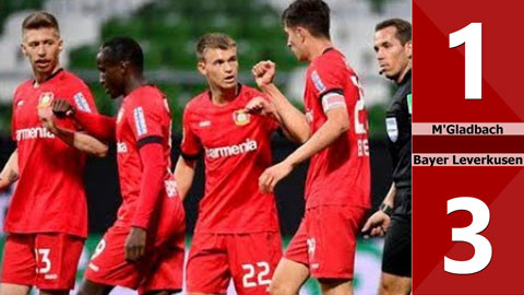 M'Gladbach 1-3 Bayer Leverkusen