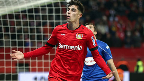 Ghi 4 bàn trong 150 phút, Kai Havertz làm lu mờ Haaland