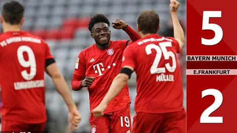 Bayern Munich 5-2 E.Frankfurt