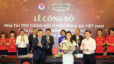 King Coffee là nhà tài trợ mới của ĐT Việt Nam