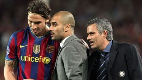 Mourinho đã thì thầm gì vào tai Pep trong trận Barca – Inter Milan năm 2010