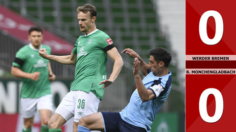 Werder Bremen 0-0 M'gladbach (Vòng 28 Bundesliga 2019/20)