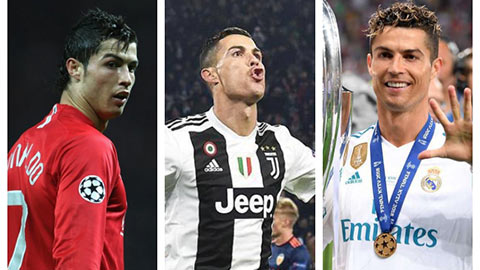 Ronaldo đã thay đổi thế nào trong những năm qua?