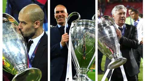 Top 10 HLV xuất sắc nhất lịch sử Champions League