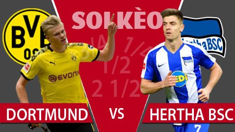 TỶ LỆ và dự đoán kết quả Dortmund - Hertha Berlin