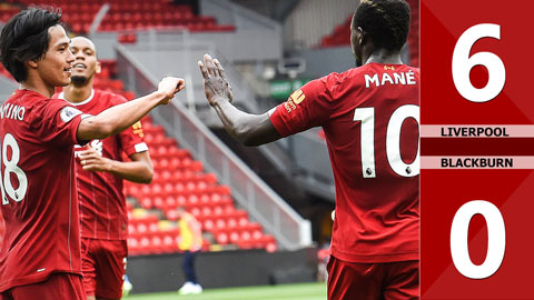 Liverpool 6-0 Blackburn (Giao hữu CLB 2020)