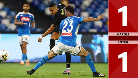 Napoli 1-1 Inter (BK lượt về Coppa Italia 2019/2020)