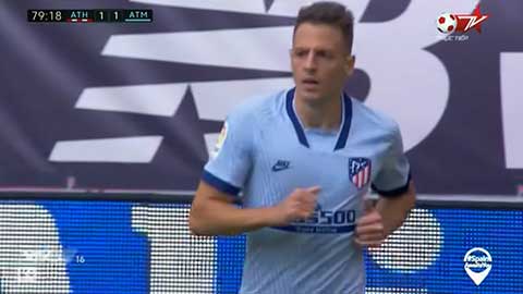 Atletico suýt có bàn thắng thứ hai (Bilbao 1-1 Atletico)