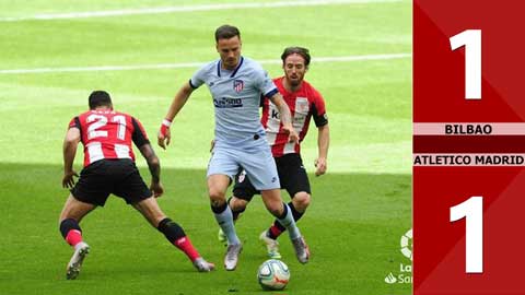 Bilbao 1-1 Atletico  (Vòng 28 La Liga 2019/2020)