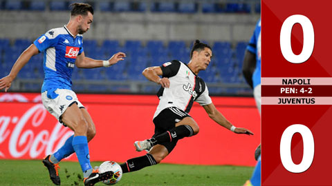 Napoli  0-0 Juventus (Pen: 4-2, CK Coppa Italia 2019/20)