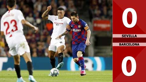 Sevilla 0-0 Barcelona (Vòng 30 La Liga 2019/20)