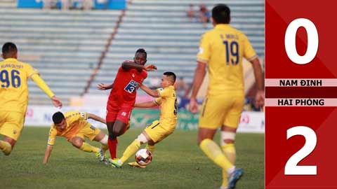 DNH Nam Định 0-2 Hải Phòng (Vòng 6 V.League 2019/20)