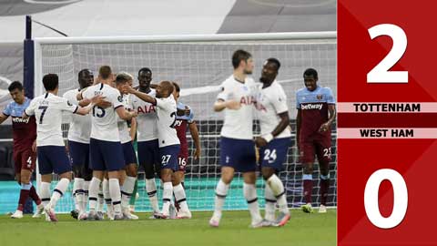 Tottenham 2-0 West Ham: Harry Kane tỏa sáng