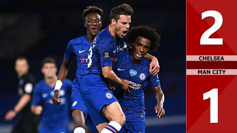 Chelsea 2-1 Man City: Trao cúp cho Liverpool