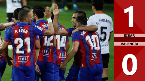 Eibar 1-0 Valencia (vòng 31 La Liga 2019/20)