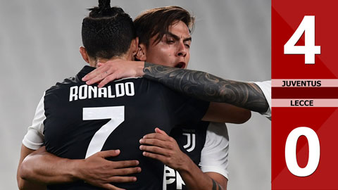 Juventus 4-0 Lecce (Vòng 28 Serie A 2019/20)