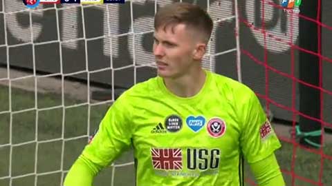 Thủ môn Henderson phản xạ xuất thần (Sheffield United 0-1 Arsenal)