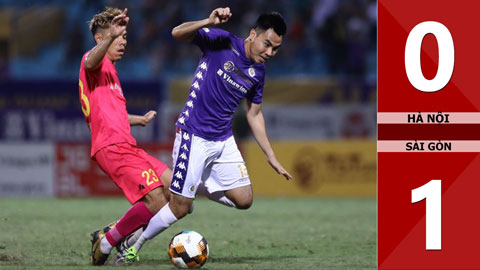 Hà Nội 0-1 Sài Gòn (Vòng 7 V.League 2020)