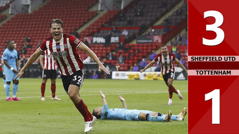 Sheffield United 3-1 Tottenham: Dập tắt hy vọng vào top 4