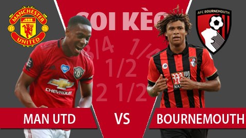 TỶ LỆ và dự đoán kết quả M.U - Bournemouth