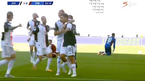  Dybala mở tỉ số cho Juve