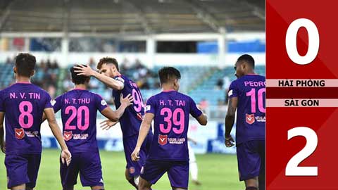 Hải Phòng 0-2 Sài Gòn FC (Vòng 8 V.League 2020)