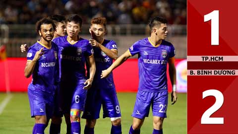 TP.HCM 1-2 B.Bình Dương (Vòng 8 V.league 2020)