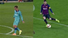 Griezmann lập siêu phẩm giống hệt của Messi vào lưới Betis mùa trước