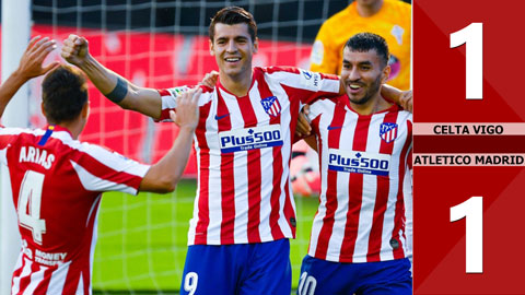 Celta Vigo 1-1 Atletico Madrid (Vòng 35 La Liga 2019/20)