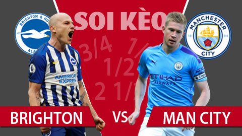 TỶ LỆ và dự đoán kết quả Brighton - Man City