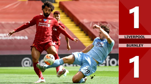 Liverpool 1-1 Burnley: Salah phung phí, The Kop chia điểm đáng tiếc