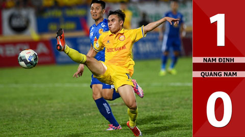 Nam Định 1-0 Quảng Nam (Vòng 9 V.League 2020)