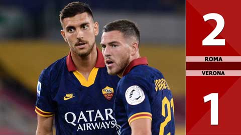 Roma 2-1 Verona (Vòng 33 Serie A 2019/20)