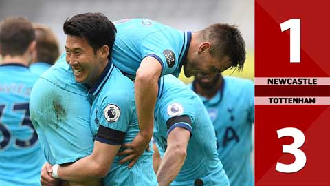 Newcastle 1-3 Tottenham: Harry Kane ghi bàn thắng thứ 200