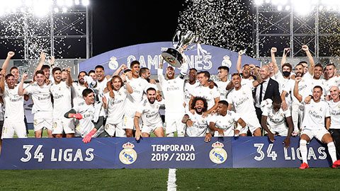 Những điểm nhấn trong hành trình chinh phục chức vô địch La Liga của Real