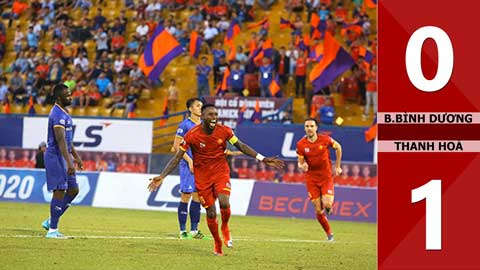 B.Bình Dương 0-1 Thanh Hoá (Vòng 10 V.League 2020)