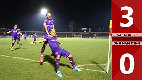 Sài Gòn FC 3-0 DNH Nam Định (Vòng 10 V.League 2020)